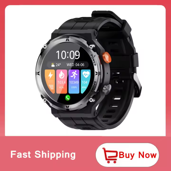 Reloj inteligente para teléfonos, Pantalla de 1,39 pulgadas, Bluetooth, Llamada, Altavoz de Voz, para Android y IOS - 1