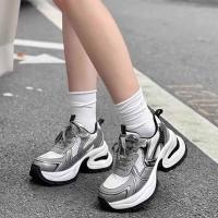 Zapatillas de correr con plataforma gruesa para mujer, zapatos de malla transpirable, cómodos, ligeros, informales, a la moda - details 2