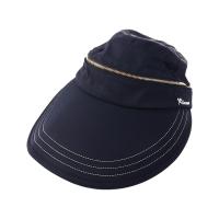 Sombrero con visera plegable de Color sólido con lazo, tapa vacía para mujer, gorra de ciclismo para mujer, sombrero de pescador, sombrero para el sol extraíble, sombrero de cubo - details 4