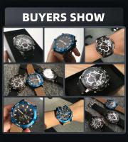 Reloj militar MEGIR de lujo de primera marca con cronógrafo deportivo, reloj de pulsera de cuarzo luminoso resistente al agua a la moda, reloj Masculino - details 5