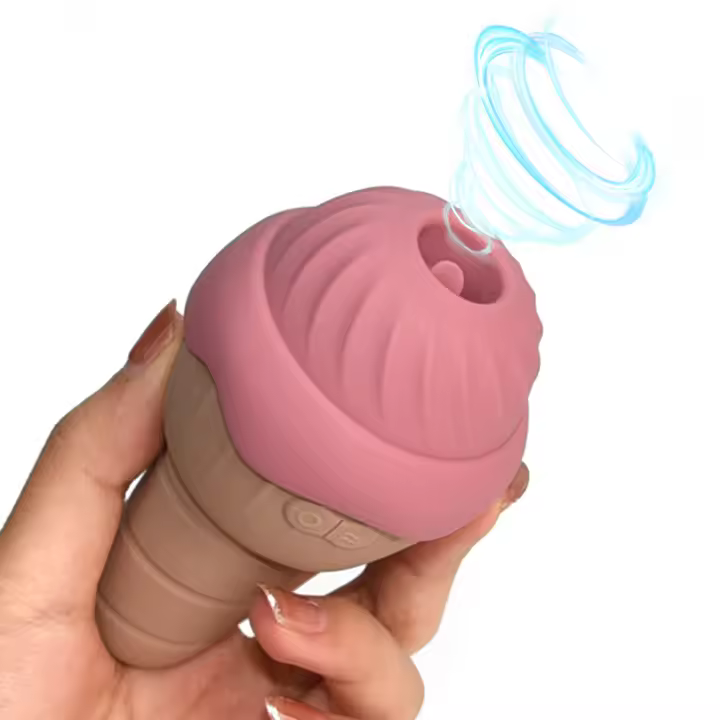 Vibrador en Forma de Helado Estimulador de Clítoris para Mujeres Juguetes Sexuales para Adultos - 1