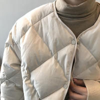 Women lightweight down cotton wear short coat autumn winter padded jacket - details 23