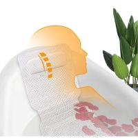 Alfombrilla antideslizante para bañera con ventosas, reposacabezas para bañera de secado rápido, alfombrilla de baño de espuma de PVC, soporte para el cuello, cojín para colchón de baño de malla de aire 3D - details 8
