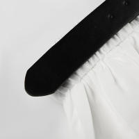 BUNO-minifalda blanca de cintura baja con cinturón para mujer, faldas cortas básicas de estilo Preppy informal Kawaii, trajes de calle Coreanos - details 7