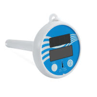Termómetro Digital flotante para piscina, dispositivo con energía Solar, resistente al agua, con pantalla LCD, para Spa - details 1