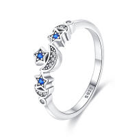 Anillo de Plata Esterlina 925 con Zirconia de Estrella de Copo de Nieve - details 34