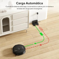 PrettyCare C3 Robot Aspirador Ajustes de limpieza personalizados Robot Aspirador y Mopa Combo con 4000Pa de Succión Robot aspirador autocargable evitación avanzada de obstáculos - details 3