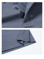 Polos de Verano de Algodón 100% Camiseta de Cuello Elegante para Hombres Manga Corta Alta Calidad - details 7