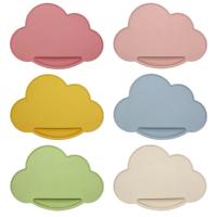 Posavasos de Nube de Silicona Portátil Placa Antideslizante para Alimentos de Bebé Vajilla Infantil - details 3