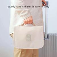 Bolsa de maquillaje de viaje de alta calidad, organizador de artículos de tocador impermeable, Neceser para mujer, bolsa de lavado con gancho para baño, bolsa de almacenamiento de maquillaje con gancho - details 2
