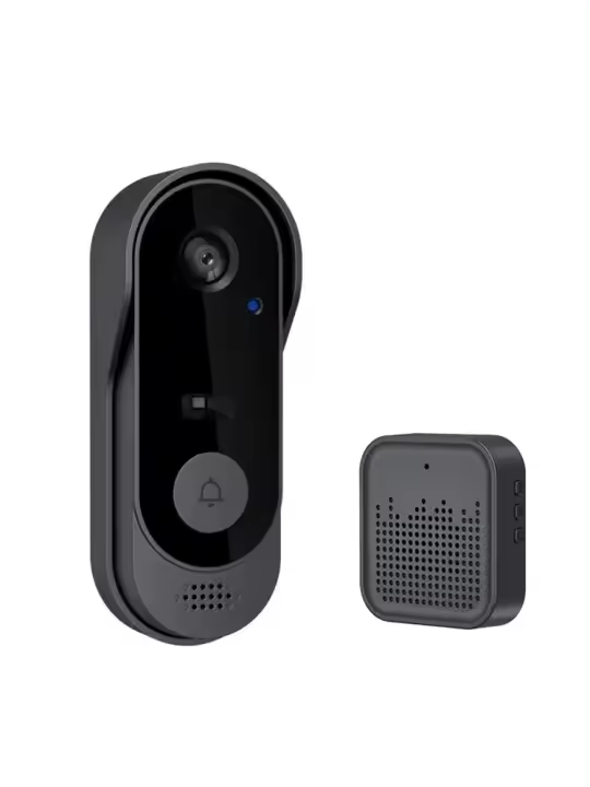 Timbre inalámbrico Aplicación inteligente a prueba de Agua, Comunicación inalámbrico, interfaz de video inteligente para el hogar, Conjunto de Caja Oscura, categoría de decoración del European Hogar estándar - 1