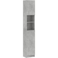 Armario de Baño de Madera Ingeniería Lavadora, Estante, Ducha, Inodoro 32x25,5x190 cm - details 50
