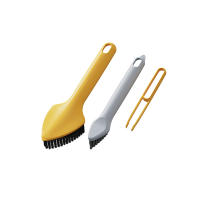 Multifunción 3 en 1 cepillo de limpieza artefacto baño piso groove juego de cepillo de limpieza de plástico pelo duro grietas cepillo，Imagen para un sistema - details 4