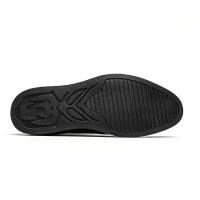 A02 Zapatos de vestir blancos de cuero lacado duradero para boda formal con patrón de suela gruesa Oxford - details 4
