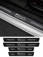 Pegatinas de protección para el suelo de la puerta de fibra de carbono resistente a arañazos y umbral de auto accesorios para 500 coche - details 9