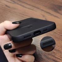Magsafe-funda magnética negra de lujo para iPhone, protector de lente antideslizante mate de silicona suave, 16, 15, 14, 13, 12, 11 Pro Max Plus - details 9