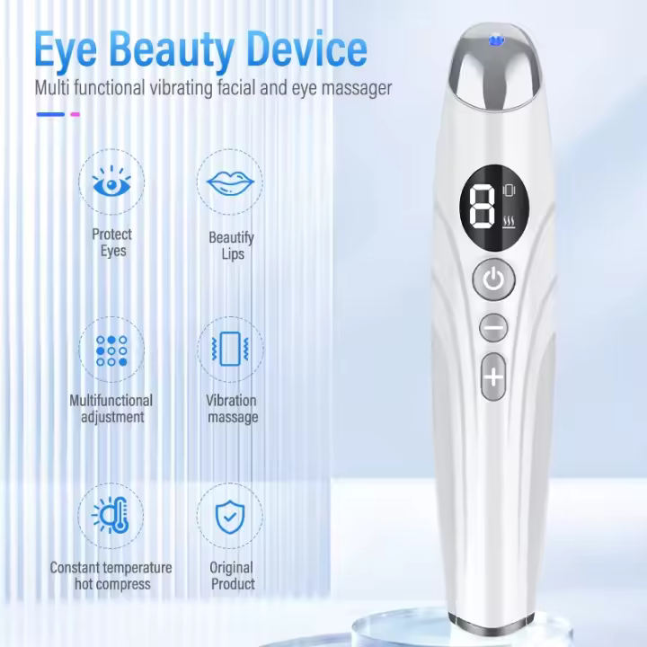 Dispositivo de belleza ocular importador, temperatura constante, calefacción, vibración, aclara las ojeras, bolsas, carga USB - 1