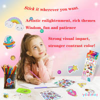 Kit de Pintura de Diamante 5D GEM para Niños Herramientas de Bricolaje Pegatinas Artesanía Adorable Regalos para Niños - details 0