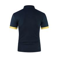 Polo de manga corta para hombre, polo en contraste, ropa nueva, ropa de calle de verano, top informal para hombre - details 5