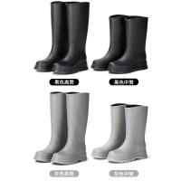 Botas de Lluvia de Moda para Mujeres Impermeables, Antideslizantes, Resistentes al Desgaste, Suela Larga, Suave - details 5