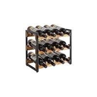 Estantería de Vino de 4 Capas Organizador de Almacenamiento con Portavasos y Cajón - details 16