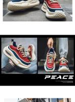 Zapatos deportivos informales con colchón de aire para hombre, zapatos de algodón con aislamiento grueso y felpa y suela aumentada - details 13