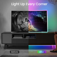 GAHADA Tuya Neon LED Tira Luz 12V WS2811 Tela LED de 60LEDs/m Controlador WiFi Kit de Potencia Europeo - details 5