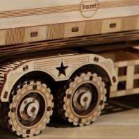 Rompecabezas de madera creativos para adultos y niños, conjunto de modelos de construcción DIY, montaje de camiones mecánicos 3D, coches Montessori, Kit de juguetes de escritorio - details 22