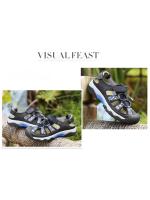 Sandalias transpirables para hombre, zapatos de senderismo de playa, suela gruesa, Punta cerrada, informales, para pesca - details 15