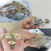 Trend Life Tree Charm Bracelets for Women Stainless Steel Hollow Crystal Bangles Luxury Gift Cubic Zirconia Tree Jewelry New - details 0