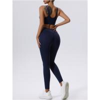 Conjunto de Yoga Transpirable para Mujeres Top Corto con Shorts y Leggings de Cintura Alta - details 7