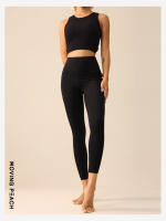 Pantalones de Yoga de melocotón móvil para mujer, Leggings de cintura alta para correr, levantamiento de cadera, ciclismo, bolsillos laterales, gimnasio, Pilates, baile, CLQ2 - details 12