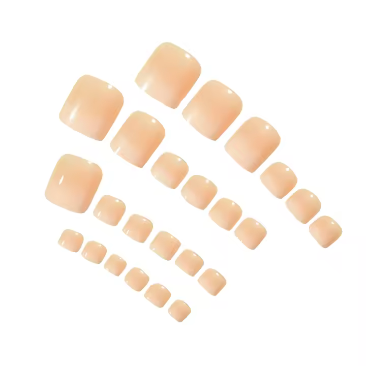 Uñas postizas reutilizables para amantes del arte de uñas Bloggers de belleza, naranja brillante, usables, dulces y encantadoras - 1