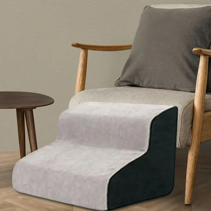 Escalera suave antideslizante para perro, rampa extraíble para cachorro, escalón, sofá, cama interior - 1