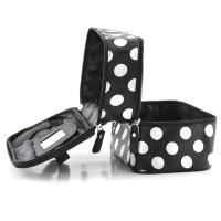 Bolsa de cosméticos de gran capacidad con cremallera de doble capa para mujer, bolsas de maquillaje, organizador de artículos de tocador de viaje portátil - details 4