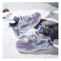 Zapatillas de deporte cálidas para niños, zapatos antideslizantes de cuero para niños, zapatos casuales para caminar, zapatos deportivos para correr, zapatos de algodón para niños, Invierno - details 22