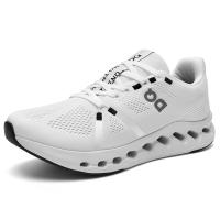 Zapatos de cuero genuino deportivos de malla de diseñador para caminar, informales, transpirables, a la moda, zapatos para hombre - details 1