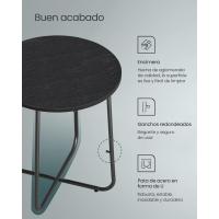 Mesa Lateral Redonda Moderna Espaciosa para Sala de Estar, Dormitorio, Mesita de Noche - details 49