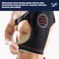 Soporte de Hombro Compresivo Tela Transpirable, Absorción de Choques, Alivio del Dolor de Hombros, Soporte Todo el Día - details 3