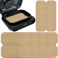 Revestimiento de papel de pergamino para freidora de aire, piezas para Ninja Foodi XL Smart FG551, 6 en 1, accesorios para parrilla interior, 200 - details 4