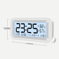 Despertador Digital LED con retroiluminación, despertador electrónico multifunción de escritorio, calendario de tiempo de datos, reloj de mesa - details 6