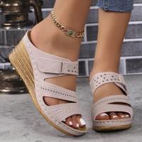 Zapatillas de tacón de cuña de verano para mujer - details 6