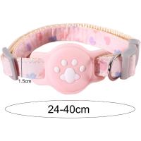 Collar Locator para Mascotas de Nylon que Brilla en la Oscuridad Ajustable, Anti-Pérdida, Cubierta Protectora de Silicona para AirTag - details 1