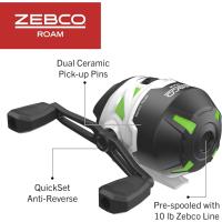 Caña de Pescar Telescópica de 6 pies Caña de Pesca de Fibra de Vidrio Duradera con Mango ComfortGrip Preenrollada con Línea de Pesca Zebco Cajun - details 4