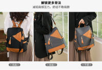 Mochila informal antirrobo para mujer, bolsa de hombro de tela impermeable, ligera, de viaje, oxford - details 9