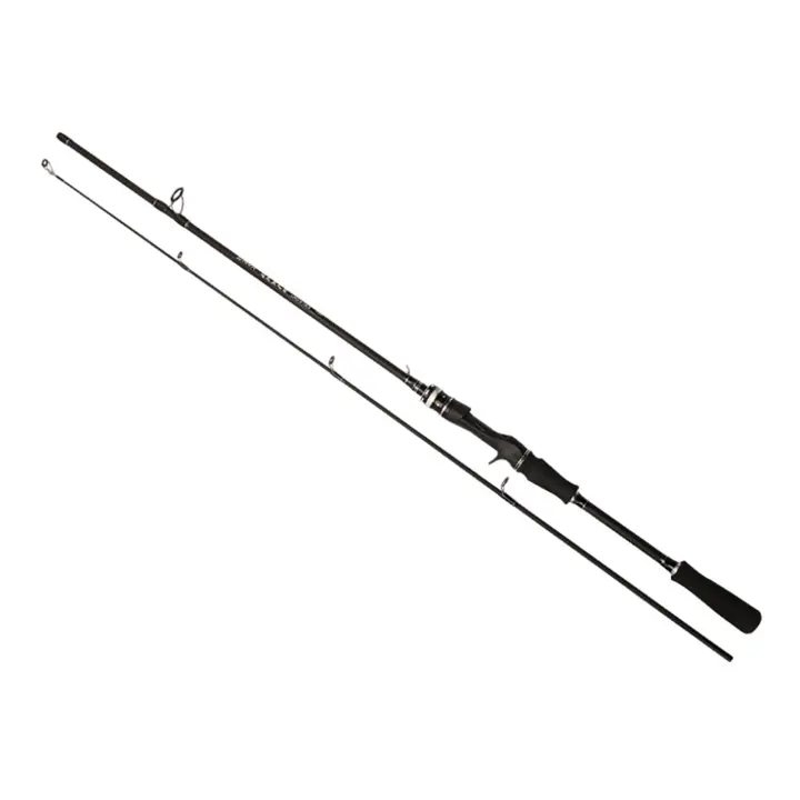 Caña de pescar con señuelo de carbono portátil, poste de pesca ligero y duradero para vacaciones de pescador, buen regalo - 1