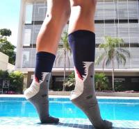 Calcetines de la serie Cartoon shark para hombre y mujer, medias de skateboarding, tendencia urbana - details 7