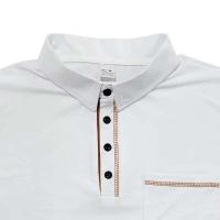 Polo de hombre de manga corta con hombros holgados. - details 1