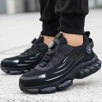 Zapatos de trabajo de seguridad transpirables para hombre: zapatillas industriales y casuales duraderas - details 4