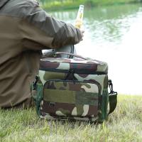Bolsa térmica táctica de alta capacidad para hombre, fiambrera con aislamiento para exteriores, bolsa de almuerzo duradera con aislamiento a prueba de fugas para trabajo, comida Ca - details 12